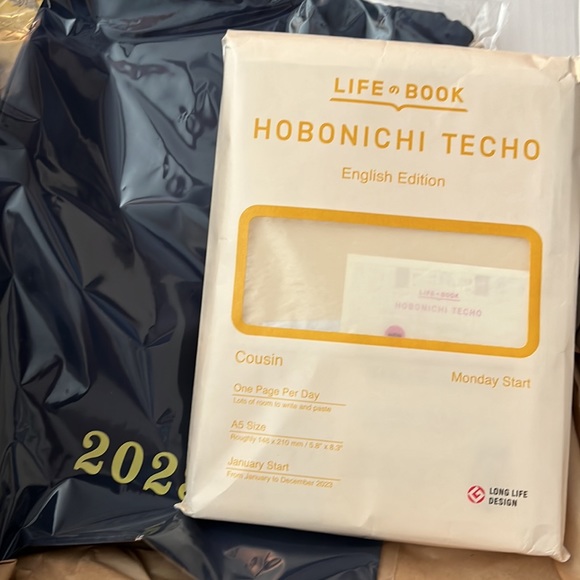 🆕 Hobonichi Techo Cousin Book English Edition (January Start) A5 Size / English